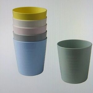 IKEA Kalas Kids Tumblers 6-Piece Colorful and  Shatterproof